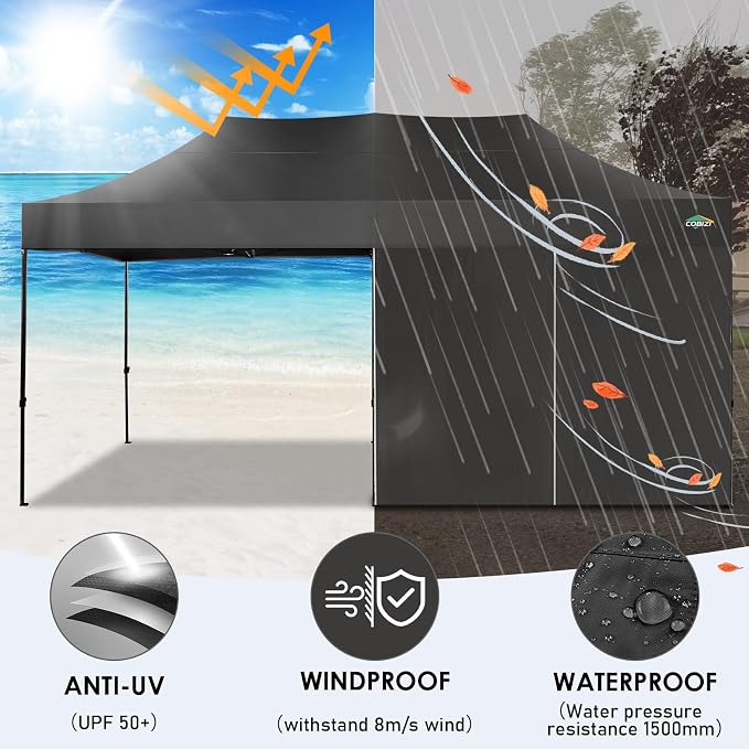 COBIZI 10x20 Heavy Duty Pop up Canopy Tent - Image 6