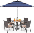 PHI VILLA 5 Pieces Outdoor Dining Set by PHIVILLAThepioneerofcomfortablehouseholdsupplies