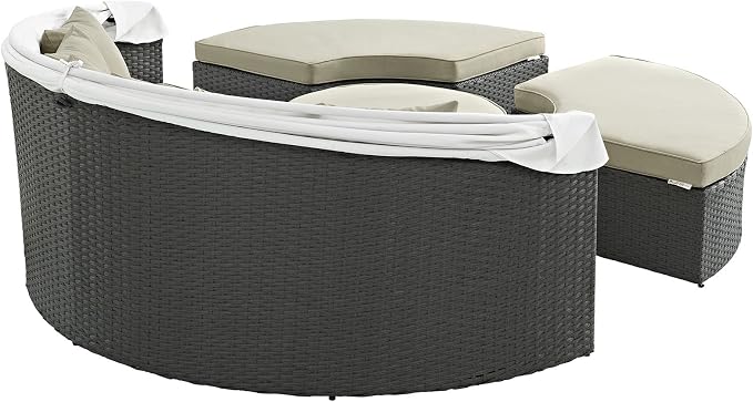 Modway Sojourn Outdoor Patio Sunbrella Sectional Daybed - Image 5