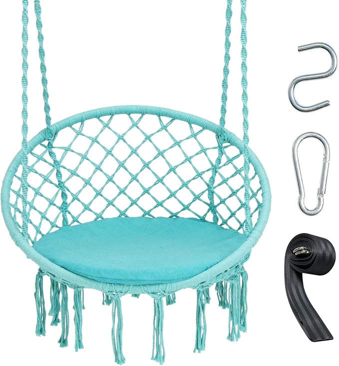 Giantex Hammock Chair Macrame Swing by Giantex
