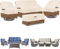 Patio Furniture Covers 4 Piece Set, 600D Waterproof Heavy Duty Outdoor by PatioFurnitureCovers