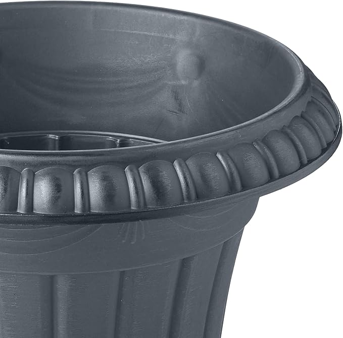 Arcadia Garden Products PL20GY Classic Traditional Plastic Urn Planter - Image 3