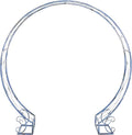 SAFAVIEH Outdoor Collection Mizell Mossy Blue Lattice Wrought Iron Moon Gateway by SAFAVIEH