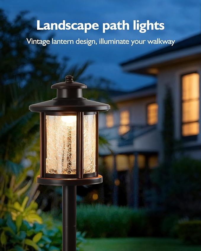 LITFIT Low Voltage Landscape Lighting, 12V 3.4W 155LM 3000K Outdoor Path Lights - Image 8