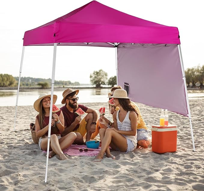 VINGLI 6x6 ft Pop Up Canopy Tent, Outdoor Small Canopy Tent - Image 2