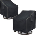 Outdoor Swivel Lounge Chair Cover 2 Pack, 35 W x 37 D x 38.5 H inches, 100% by LSongSKY