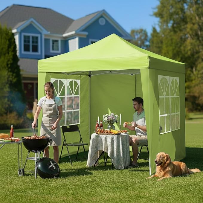 Outvita 6.5x6.5ft Pop Up Canopy Tent, Outdoor Instant Shelter Folding Canopy - Image 6