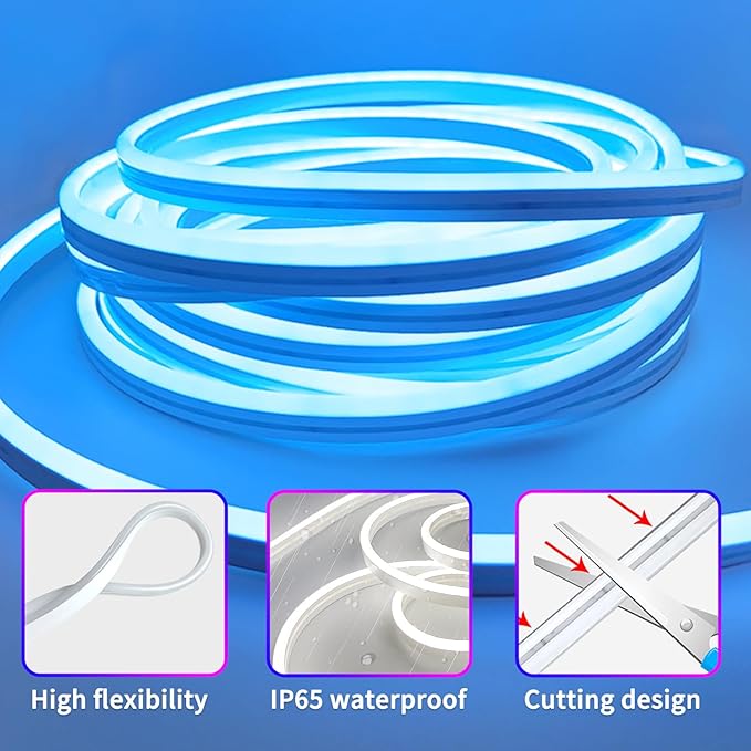 50ft RGB LED neon Rope Lights LED neon Lights - Image 6