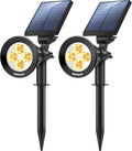 Nekteck Solar Lights, 2-in-1 Solar Spot Lights Outdoor, Waterproof Solar by Nekteck