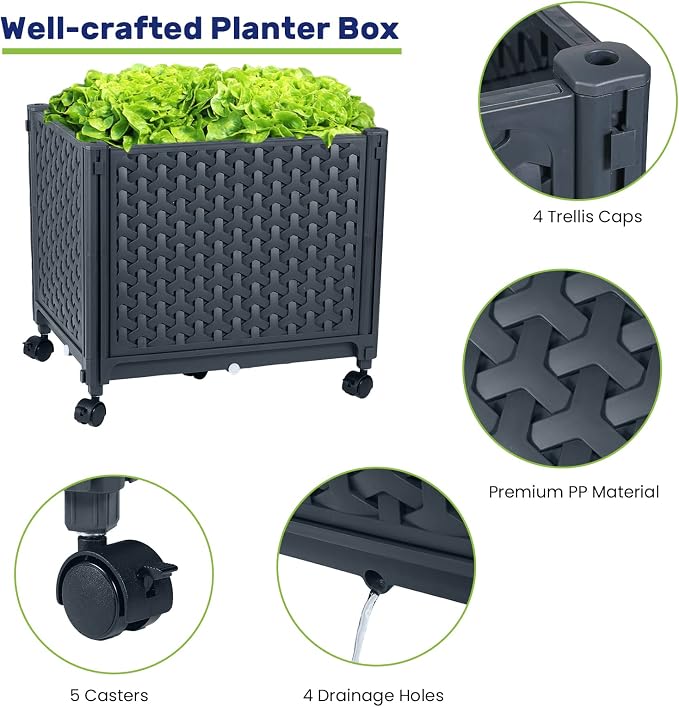 LINEX Raised Garden Bed Planter Box - Image 3