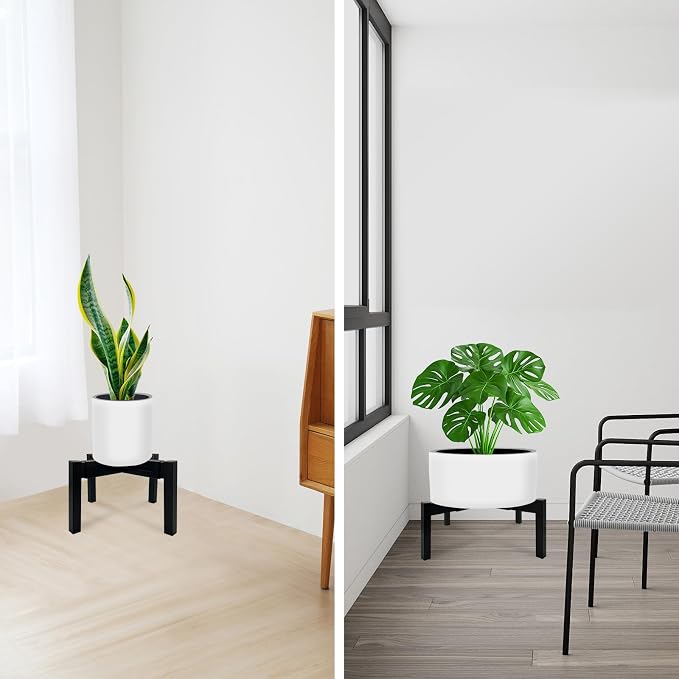 2 Pcs Heavy Duty Adjustable Metal Plant Stand - Image 8