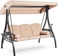 HOMREST 3 Seat Outdoor Porch Swing by HOMREST