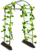 Garden Arch Cucumber Trellis for Climbing Plants Outdoor, 6.7ft Tall Archway by yotoworthgardenhome