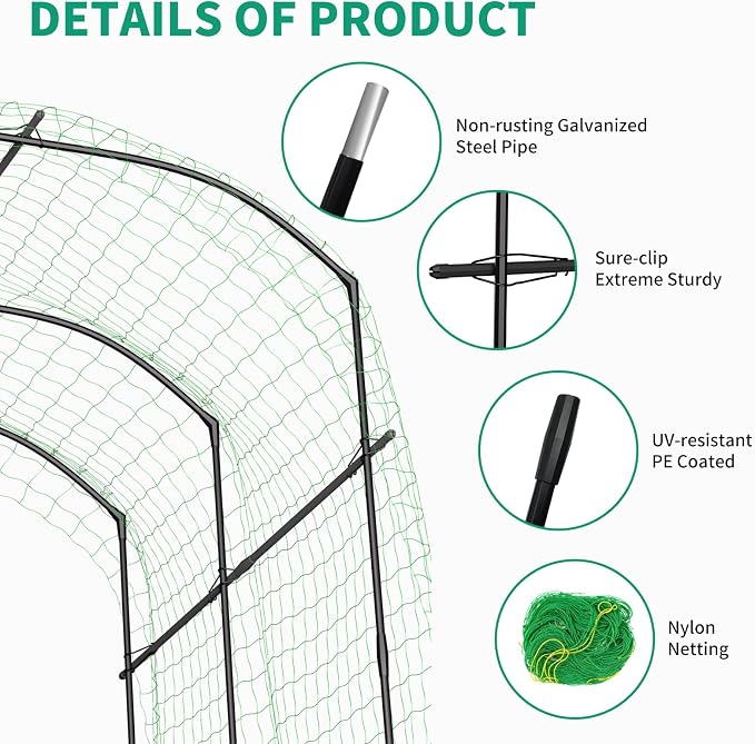 DoCred Tall Garden Arch Trellis - Image 7
