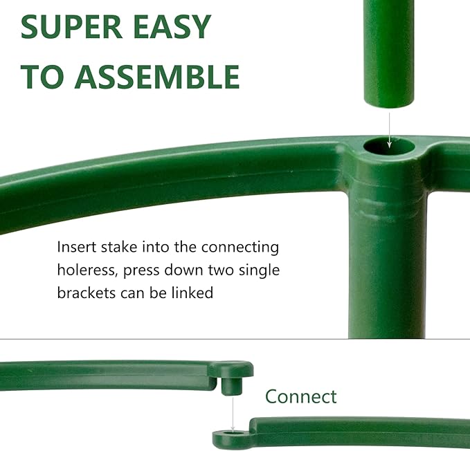 36Packs Plant Support Stake Half Round Plant Support - Image 4