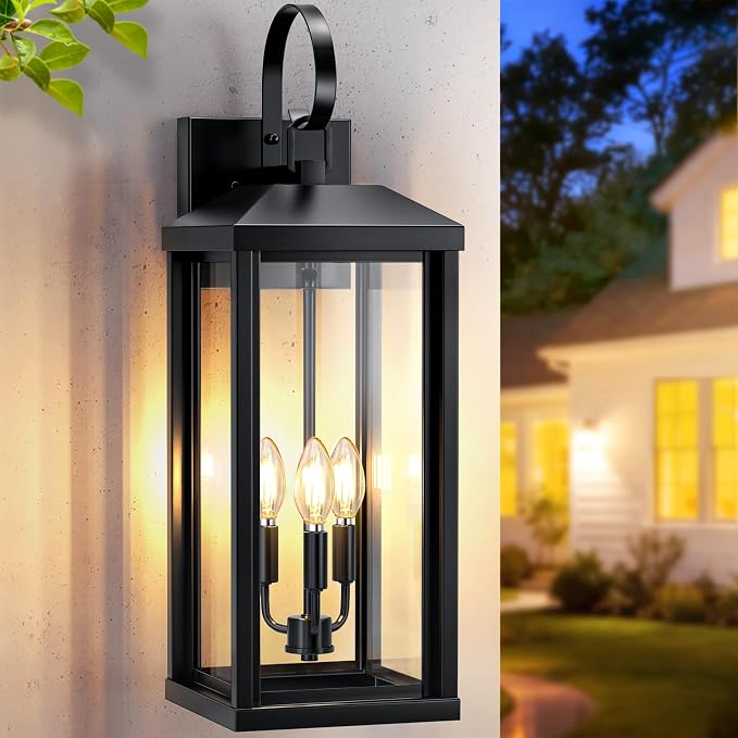 24Inch Extra Large Outdoor Sconce Light 1-Pack, Waterproof Oversized Outdoor by SRNU