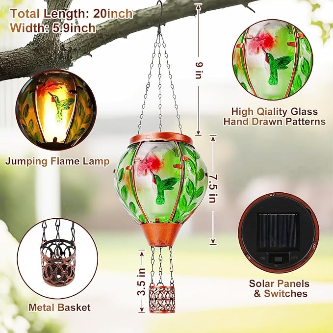 Solar Hot Air Balloon Lantern - Image 5