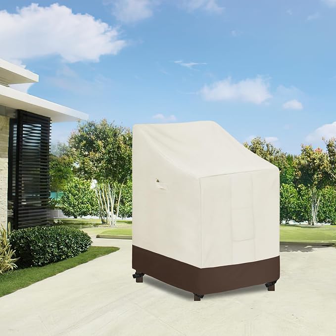 Easy-Going Heavy Duty Outdoor Stackable Chair Cover, Waterproof Patio Chair - Image 2