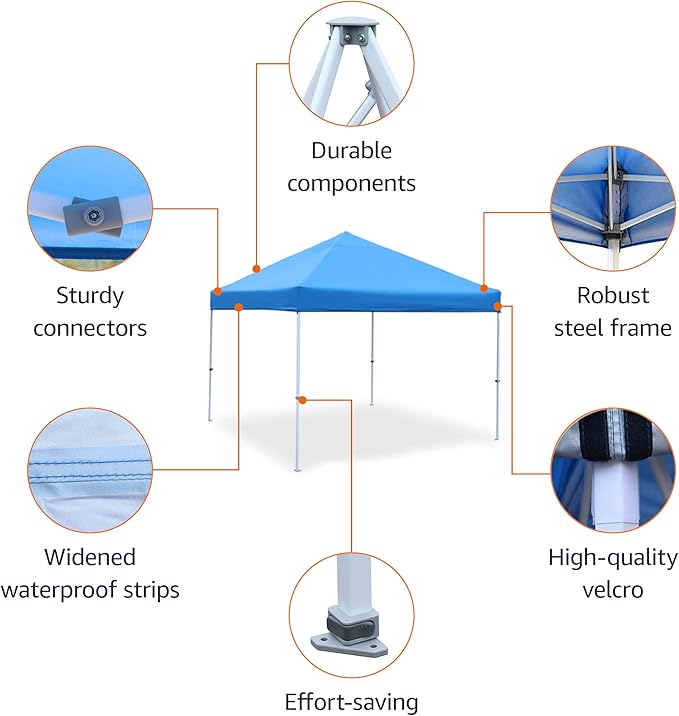 Amazon Basics Outdoor Pop Up 10 x 10 Canopy Tent - Image 3