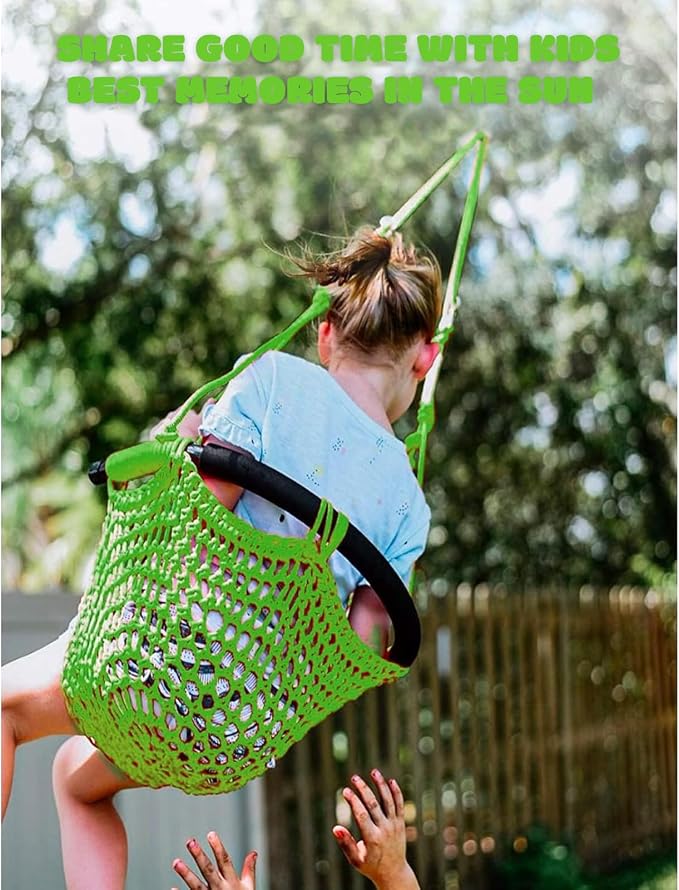 Hi-Na Tree Swing for Kids, Adjustable Toddler Rope Swing Seat - Image 8