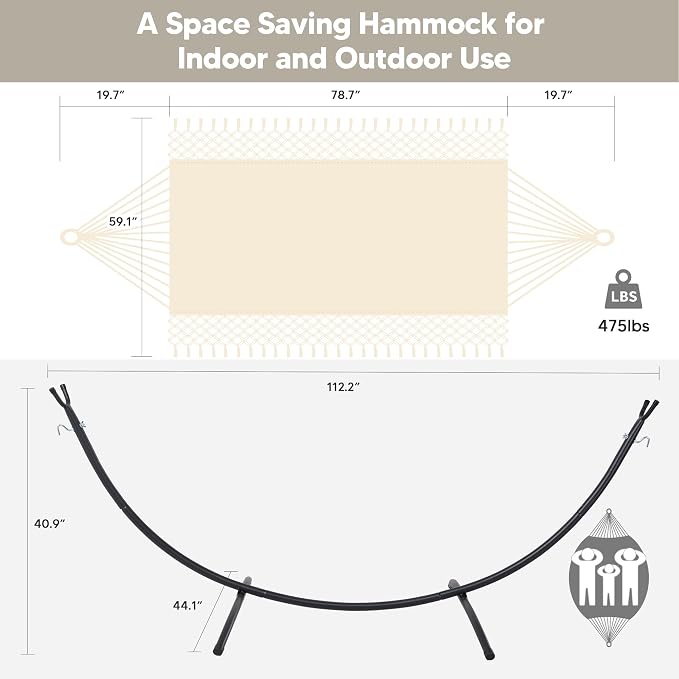 SUNCREAT Portable Outdoor Hammock - Image 7