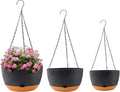 8/10/12 inch Plant Pot Hanging Planters Self Watering Pots by KPUVX