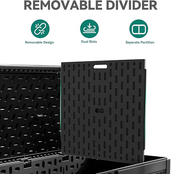 YITAHOME 260 Gallon Extra Large Deck Box, Double-Wall Resin Outdoor Storage Box - Image 2