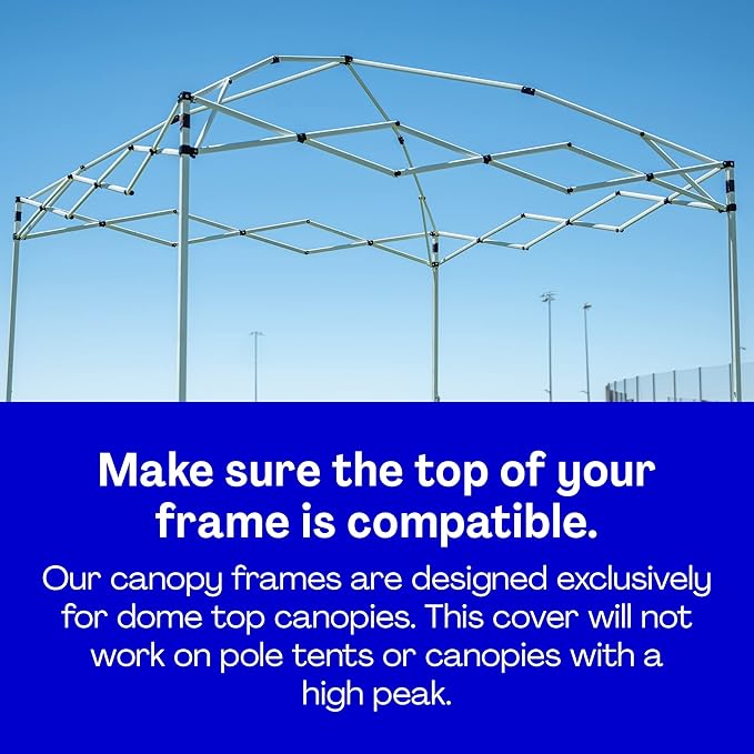 8x8 Pop Up Canopy Top Replacement Cover - Image 4