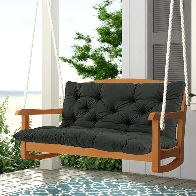 2-3 Seat Swing Replacement Cushion, Outdoor Bench Cushions - Image 7