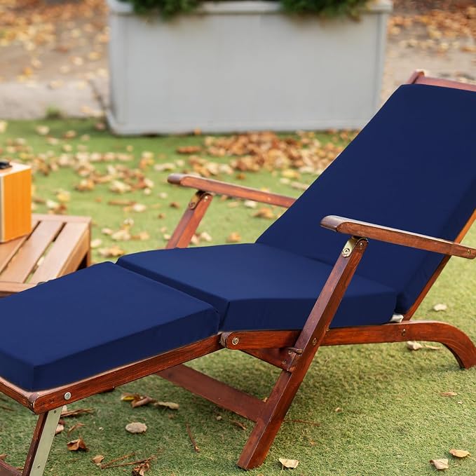 Pinkunn Chaise Lounge Cushion Waterproof Outdoor Lounge Chair Cushions 21 x 72 - Image 5