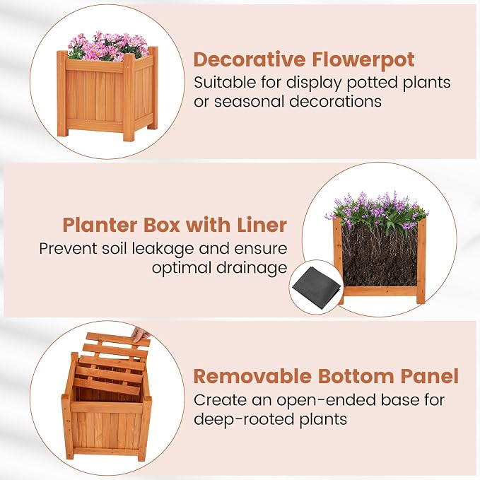 Giantex 4-in-1 Outdoor Bench - Image 5