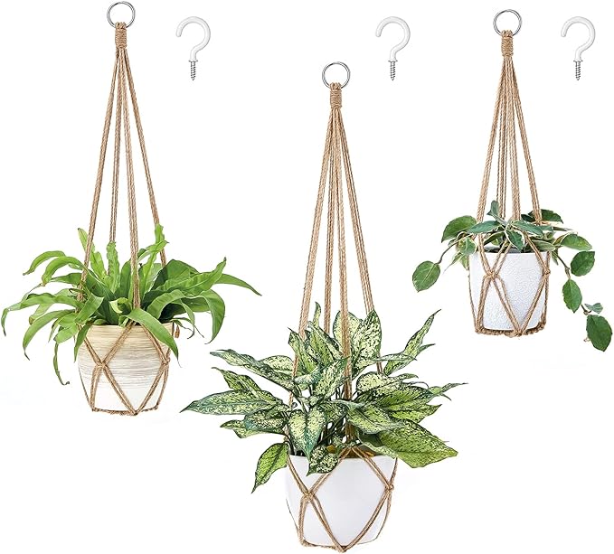 Dahey Macrame Plant Hanger Set of 3 by Dahey
