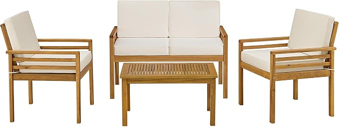 Okemo 4-Piece Patio Set by AlaterreFurniture