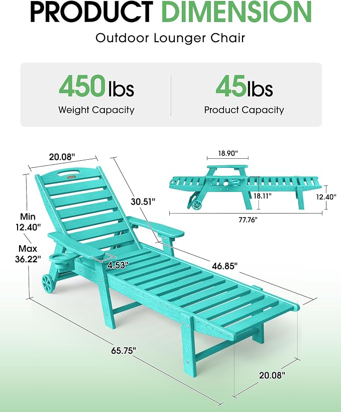 Lounge Chair Outdoor Set of 4 - Image 2