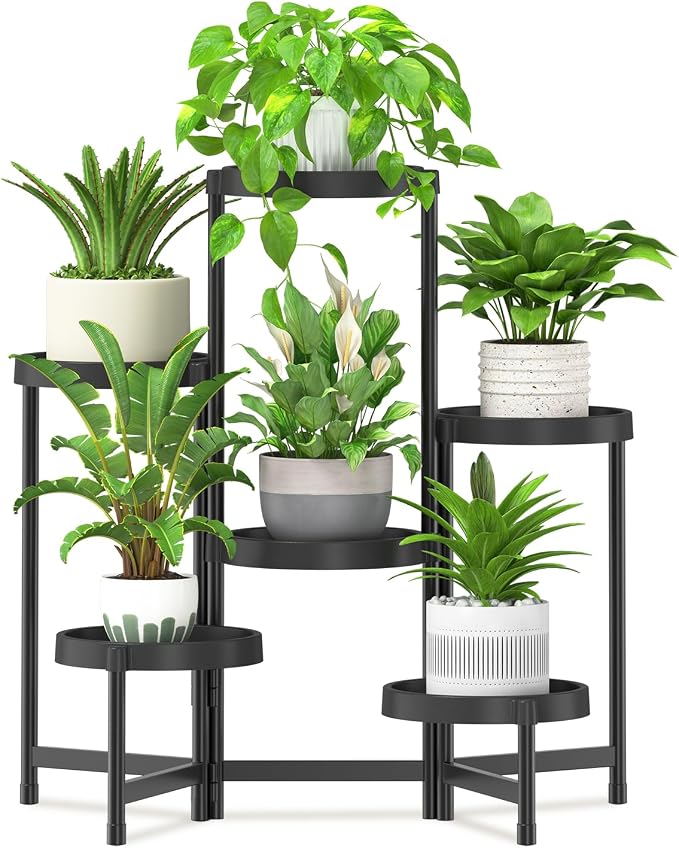 iDavosic.ly 6 Tier Folding Plant Stand Indoor Outdoor by iDavosicly