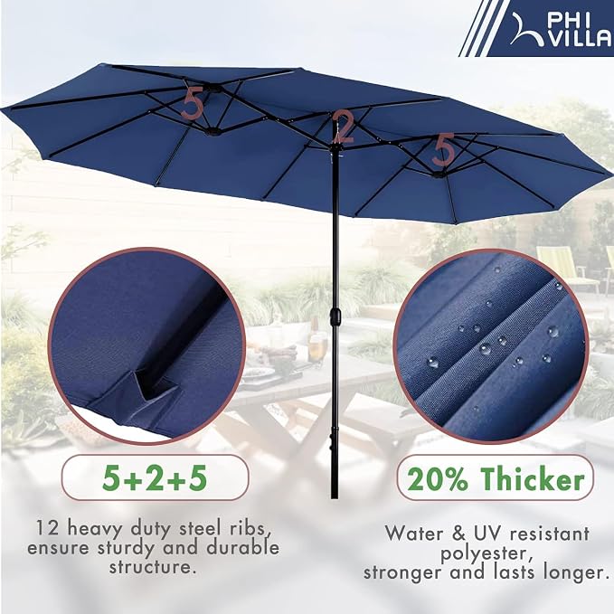 PHI VILLA 7 Pieces Outdoor Dining Set - Image 8