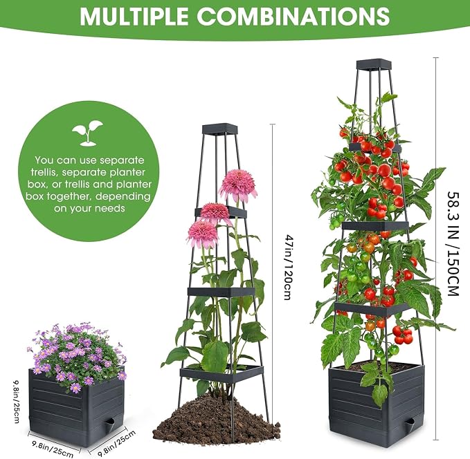 Raised Garden Bed 4 Packs, Planter Boxes - Image 5