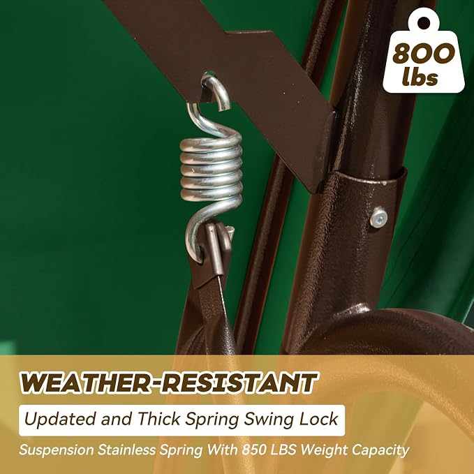 3 in 1 Outdoor Porch Swing - Image 5