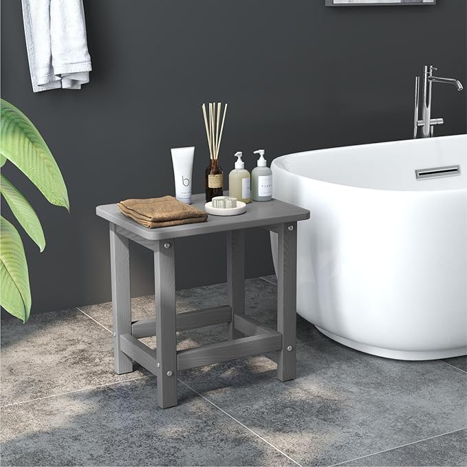 Weatherproof Outdoor Side Table, HDPE Small Outdoor Table - Image 9