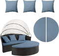 66" Round Daybed Cushion Cover & 3 Pillow Covers Set by dreahoteztil