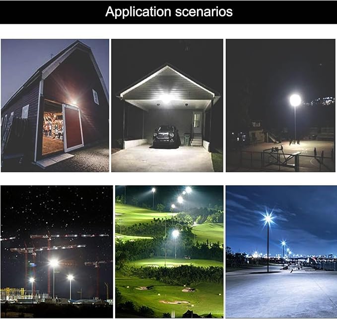 4Pack LED Flood Light Outdoor, 50W LED Work Light 5500lm - Image 7