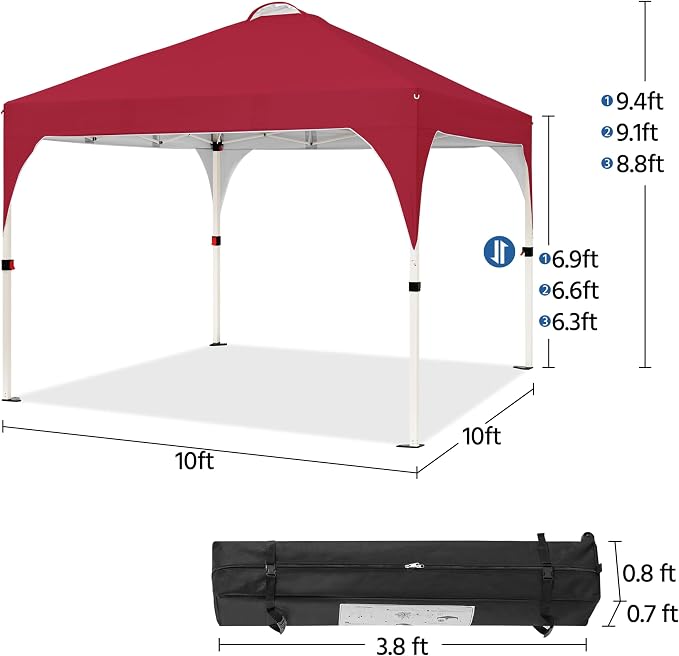 Yaheetech 10x10 Pop Up Canopy Tent - Image 4