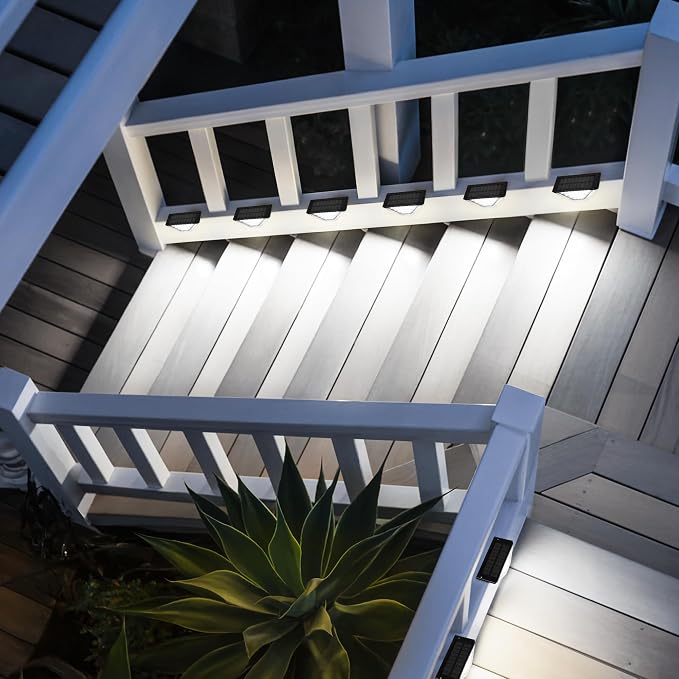SOLPEX 16 Pack Four-Sided Illumination Solar Step Lights - Image 5