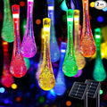 JMEXSUSS 2 Pack Solar String Lights Outdoor Waterproof, Total 41.6FT 60 LED by JMEXSUSS