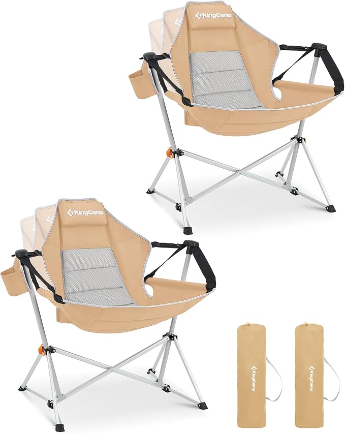 KingCamp Hammock Camping Chair, Swinging Portable Folding Camp Chairs by KingCamp
