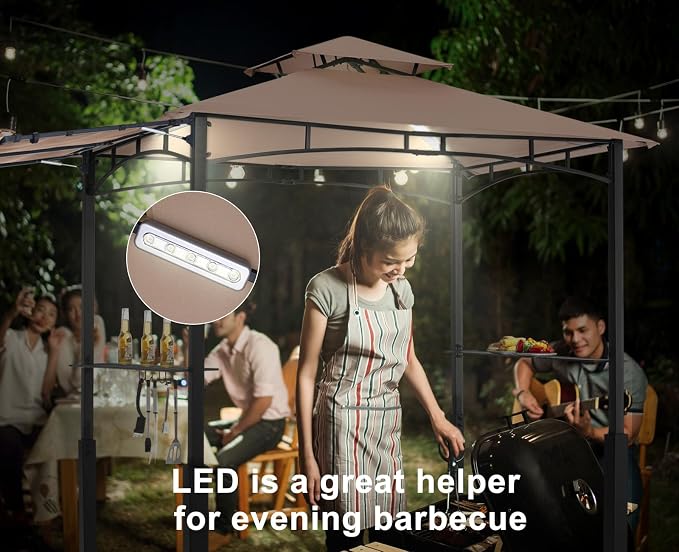 ABCCANOPY Grill Gazebo with Extra Awning - Image 6