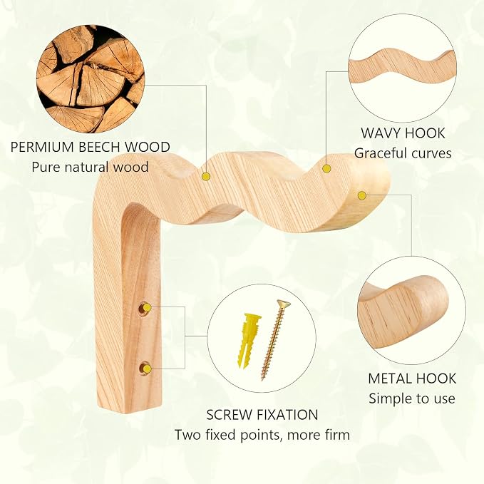 FGSAEOR Plant Hangers Outdoor, Hanging Plant Hooks - Image 3