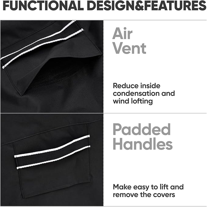 loriano Patio Furniture Covers, 4 Piece Outdoor Furniture Cover Waterproof - Image 5
