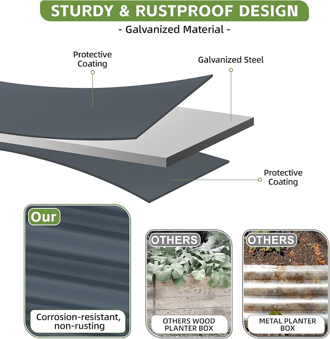 6x2x2ft Raised Garden Bed - Image 3
