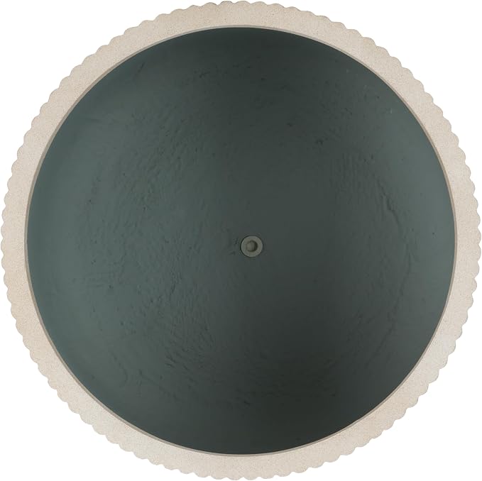 SAFAVIEH Outdoor Collection Lucca Beige Cement Ficonstone Planter Pot - Image 4